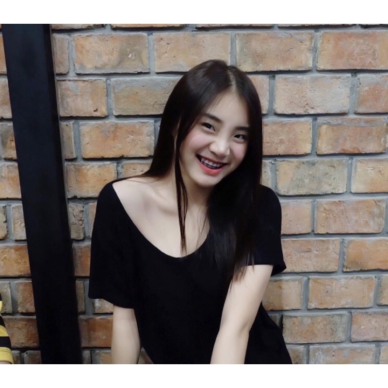 เสื้อยืดคอยูโอเวอร์ไซด์ style zara เสื้อแฟชั่นผู้หญิง