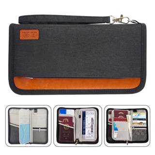 Travel Wallet,RFID Blocking Family Passport Holder Carry Storage Case Passport Holder Cash Document Organizer for Cards/