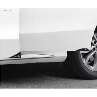 สติกเกอร์ยางซิลิโคน ป้องกันรอยขีดข่วน สําหรับติดขอบประตูรถยนต์ Toyota GR Honda Nissan Mazda Mitsubishi Suzuki BMW VW Hyundai KIA Daihatsu จํานวน 4 ชิ้น