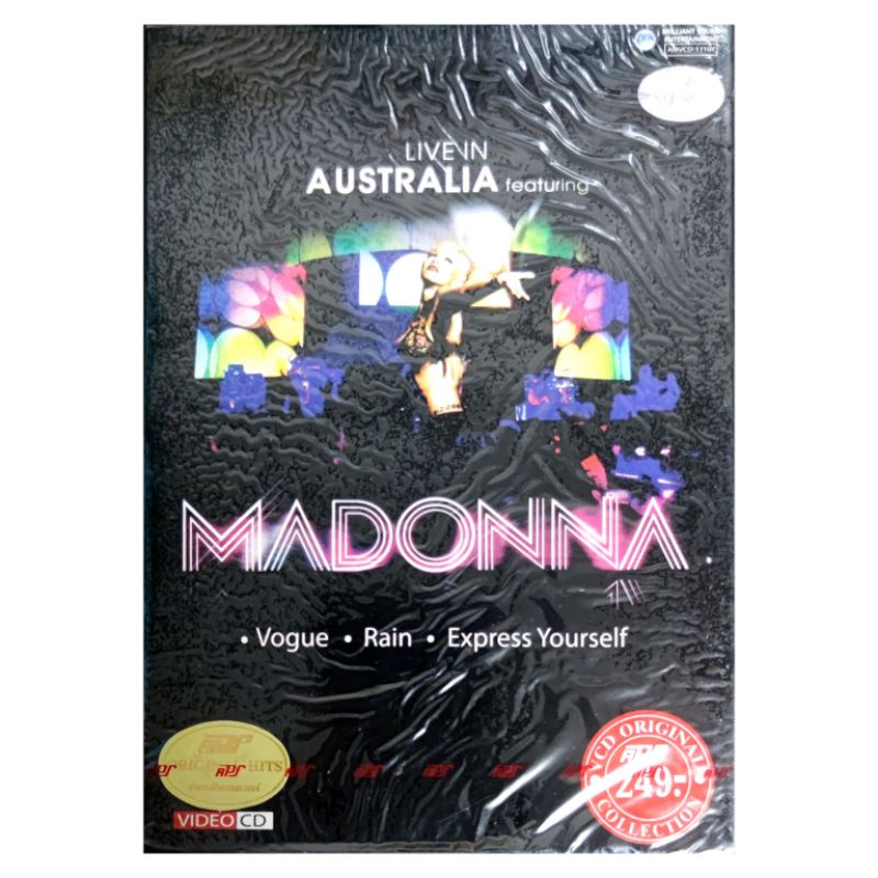 DVD คอนเสิร์ต MADONNA Live in Australia featuring 1993