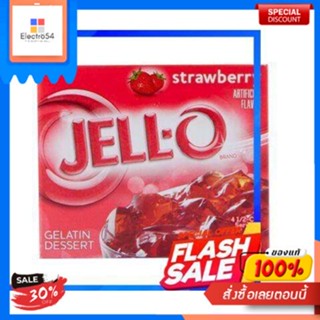 Jell-O Strawberry 85g  เยลลี่สตรอเบอร์รี่Jell-O Fraise 85g Gelée de Fraise