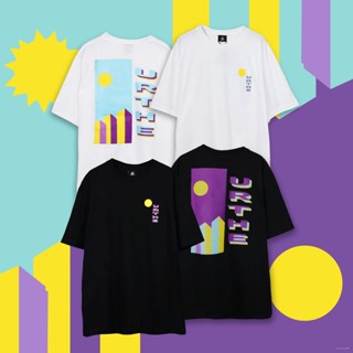 Urthe - งานเข้าใหม่ เสื้อยืด รุ่น  SUN &amp; MOON ผ้านิ่ม งายสกรีน ไม่ลอกง่ายส่งฟรี ทนสี