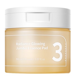 Numbuzin No.3 Radiance Glowing Jumbo Essence Pad (70 แผ่น) วันหมดอายุ: Feburuary 2026