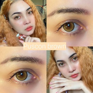 LovelyLens Puscon Eff.19 Brown ใหญ่