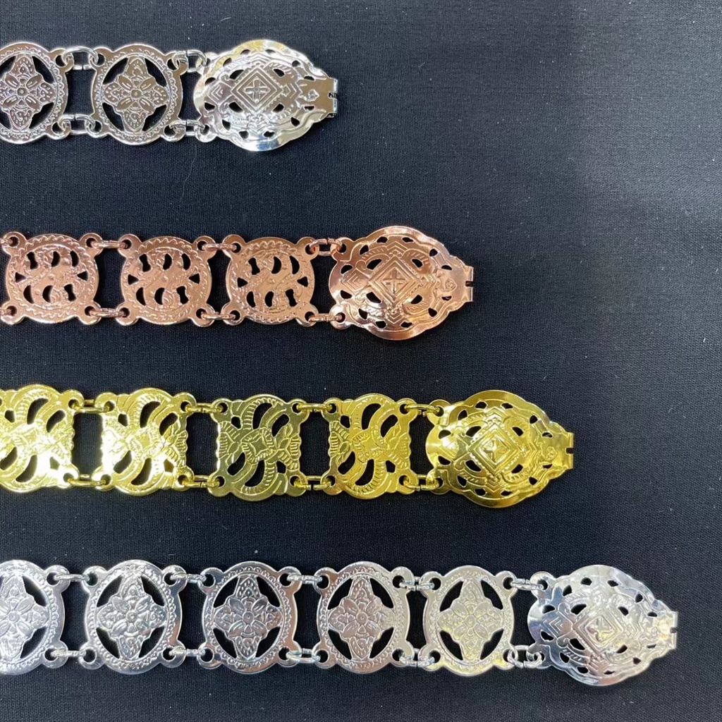Fashion Jewele เข็มขัดคนแก่ แฟชั่น เข็มขัดชุดไทย ไซส์เล็ก กลาง ใหญ่