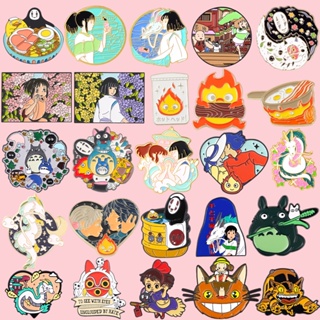 เข็มกลัด รูปการ์ตูนอนิเมะ Miyazaki Hayao 50 แบบ อุปกรณ์เสริม…