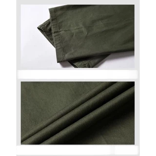 ส่งของทุกวัน(M-6XL)กางเกงขายาวลำลองแฟชั่นเอวยืดสีพื้นไซส์ใหญ่