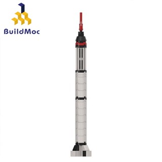 Buildmoc โมเดลปรอทอวกาศ NASA Mercury-Redstone Launch Vehicle สเกล 1:110 ของเล่นตัวต่อ เพื่อการศึกษา สําหรับเด็ก 60 ชิ้น MOC-79193