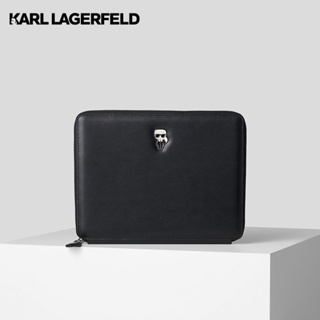 Karl Lagerfeld - K/IKONIK LEATHER IPAD POUCH 226W3207 กระเป๋าไอแพด