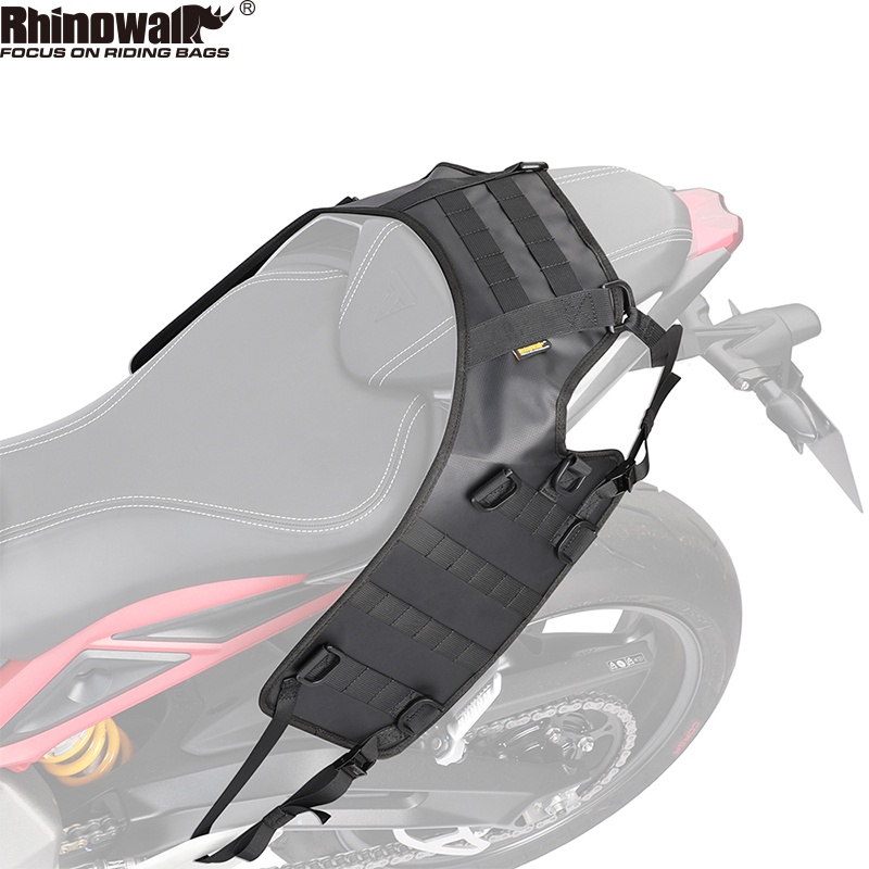 Rhinowalk ฐานอานรถมอเตอร์ไซด์ แบบสากล ขนาดพกพา อุปกรณ์เสริม ติดตั้งถังน้ํามันเชื้อเพลิง แบบสากล