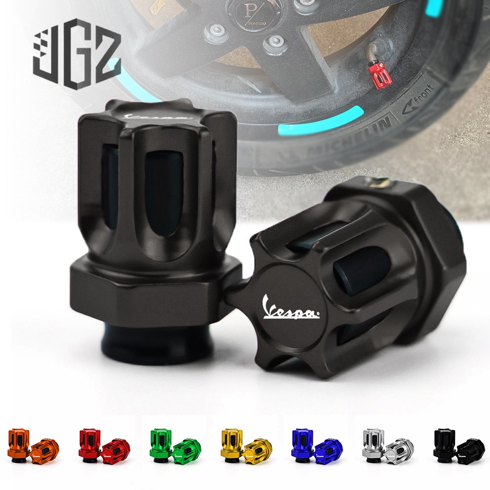 ฝาครอบวาล์วล้อรถจักรยานยนต์ CNC สําหรับ VESPA LX Primavera Sprint s125 150 250 2013- 2023