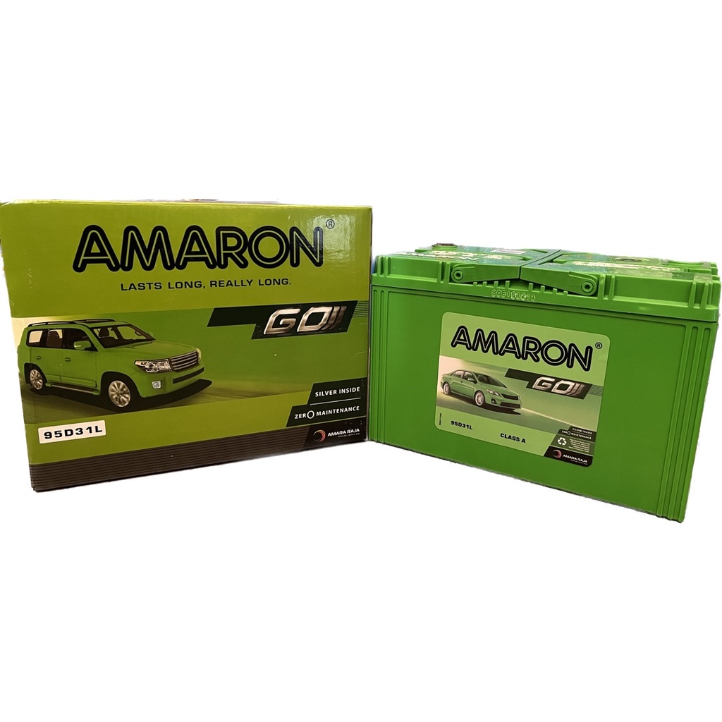 แบตเตอรี่รถยนต์ ยี่ห้อ amaron 95d31Lและ95d31r