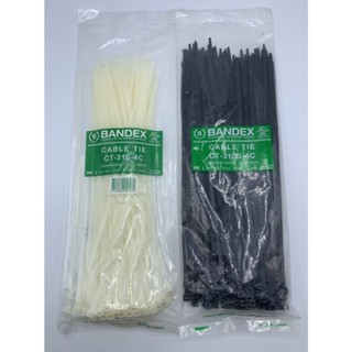 เคเบิ้ลไทร์ เข็มขัดรัดสายBANDEX CABLE TIE CT-300-7Cขาว ,CABLE TIE CT-310-4Cขาว ,CT-310B-4Cดำ1ถุง(100เส้น)