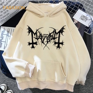 เสื้อฮู้ดดี้ ลายอะนิเมะ Mayhem สไตล์วินเทจ สําหรับผู้ชาย