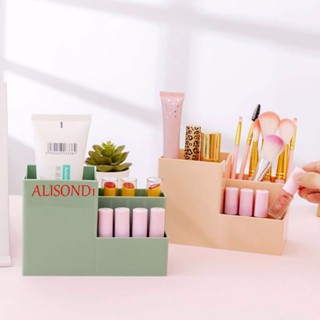 ALISOND1 Storage Desktop Pen Holder Organizer Container School office Utensils Pen Pencil Holders Office Accessories Cosmetic Case Stationery Multi-functional Makeup Rack/Multicolor