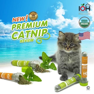 IOH PREMIUM CATNIP - LEAF AND BUD - แคทนิป กัญชาแมวพรีเมี่ยม สายพันธุ์ Nepeta Cataria นำเข้าจาก USA