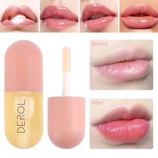 Derol Brighten Lip Color Lip Plumper Oil / Plant Extracts Plumping Lip Serum Care ลิปพลัมเปอร์