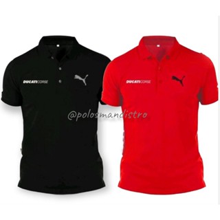 เสื้อโปโล คอปก ลาย Ducati Corse คุณภาพดี