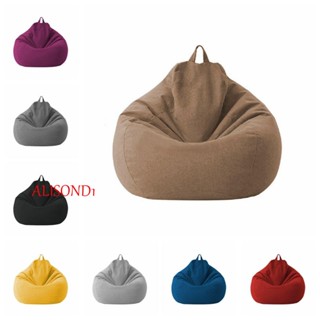 ALISOND1 Relax Bean Bag Cover Easy Clean Pouf  Puff Couch Sofas Cover Lazy Seat Chairs Living Room BeanBag Case Furniture Tatami Covers