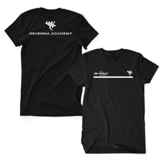 เสื้อยืดโอเวอร์ไซส์เสื้อยืด ผ้าฝ้าย พิมพ์ลาย ARCHIVE GEHENNA ACADEMY 30s Distro สีฟ้า สําหรับผู้ชาย และผู้หญิงS-3XL