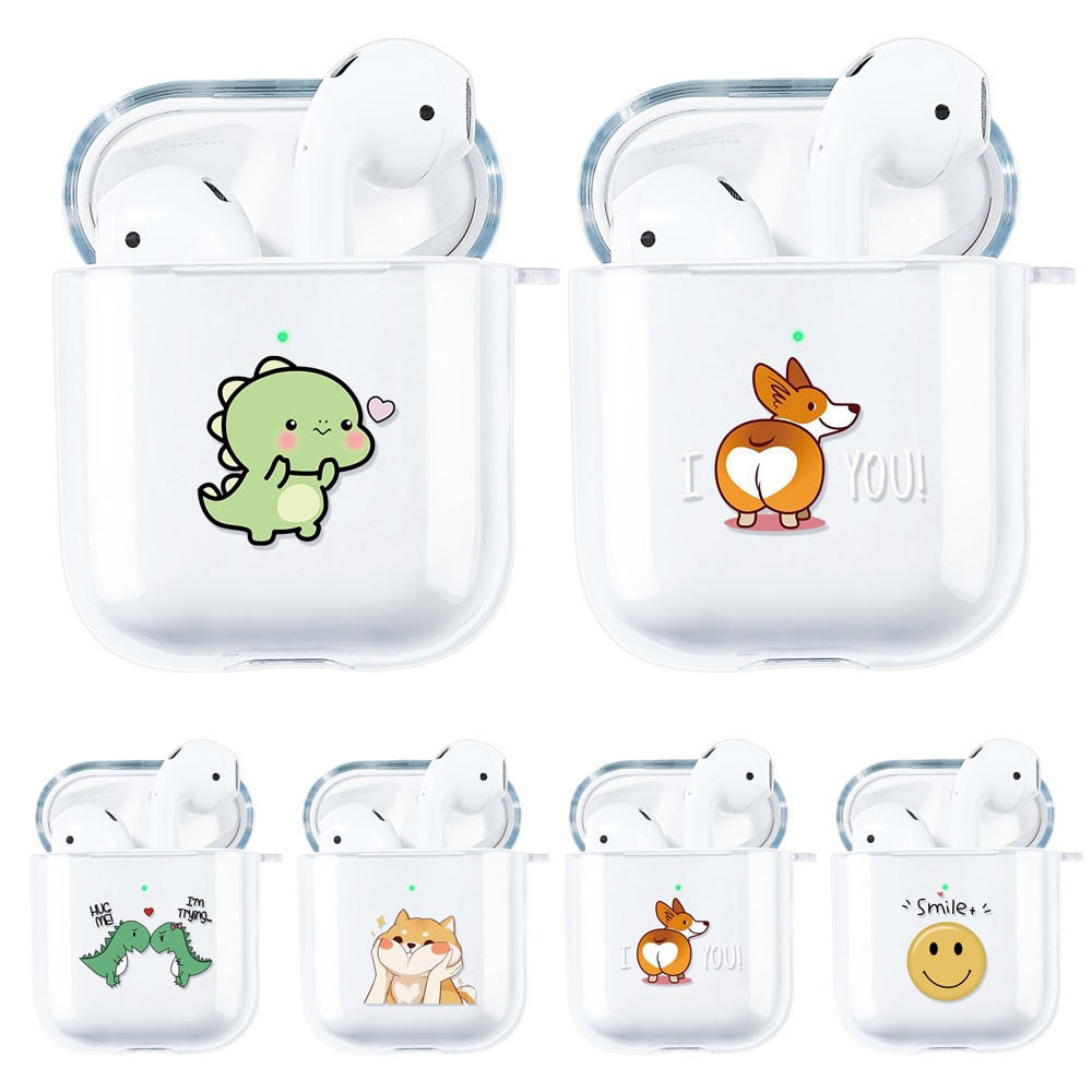 Soft TPU เคสหูฟังบลูทูธไร้สายเคสหูฟัง For Airpods Case For Airpods 2 Apple Airpod Pro 2 3 Air pod 1 GEN2 Gen1 น่ารักเคส