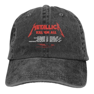 พร้อมส่ง Metallica Kill Em All Tracks Backofficial Band หมวกปรับได้ ของขวัญที่ดีที่สุดสําหรับเพื่อน 642609