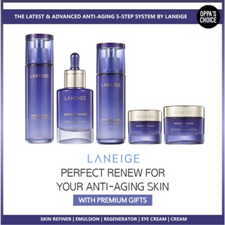 [แท้/พร้อมส่ง] LANEIGE ลาเนจ PERFECT RENEW YOUTH COLLECTION