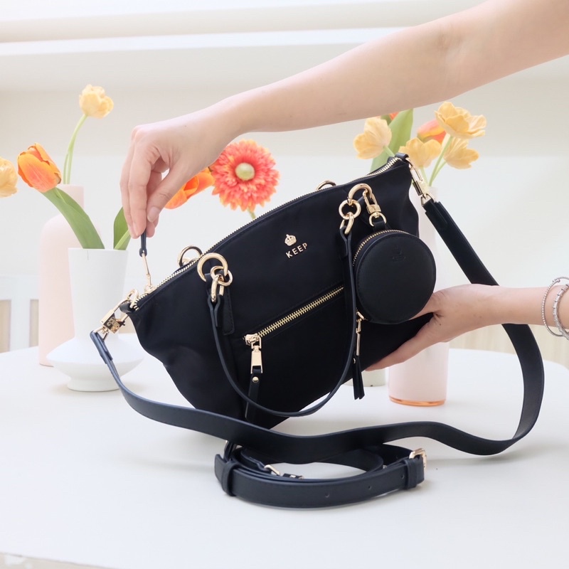 กระเป๋าถือ KEEP BAG รุ่น KANNY with zipper ของแท้พร้อมส่ง - cooll
