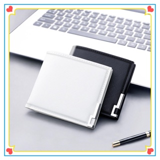 กระเป๋าสตางค์ ใบสั้น แบบบางพิเศษ ขนาดเล็ก ใส่บัตรได้ ใส่เหรี…