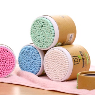 C.168 (พร้อมส่ง) Magic beauty สําลีก้าน สองหัว หลากสี สําหรั…