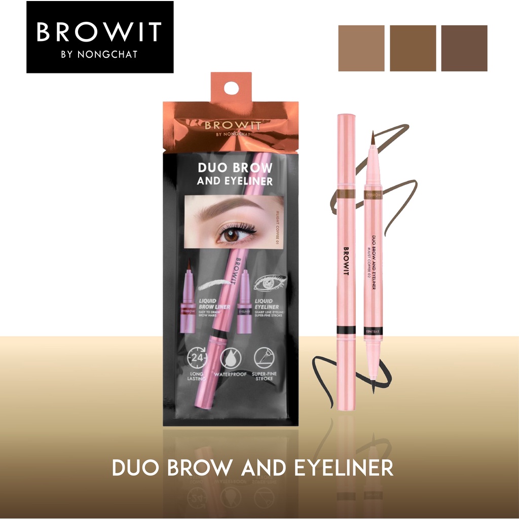 BROWIT BY NONGCHAT Duo Brow And Eyeliner อายไลน์เนอร์