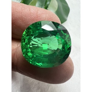 15x16mm 20 carats columbian emerald Lab corundum material