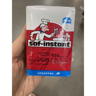 Instant Dry Yeast ( Gold Label ) ( Food Additive ) ( Saf - Instant Brand ) 125 G. ยีสต์แห้งสำเร็จรูป ( ฉลากแดง ) ( วัตถุเจือปนอาหาร ) ( ตรา ซาฟ - อินสแตนท์ )