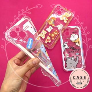 เคส Vivo Y02s Y21(2021)เคสนิ่มใสมุมกันกระแทกกันกล้อง TPU ด้านหลังมีช่องใส่การ์ด