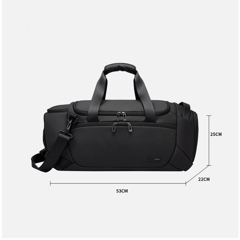 FULL DESIGN กระเป๋าเดินทางกันน้ำความจุขนาดใหญ่ 30 ลิตร สามารถสะพายข้างได้พร้อมช่องใส่รองเท้าอิสระ