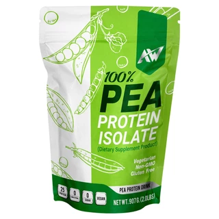 AW-Pea Protein Isolate สูตรเจ โปรตีนถั่วลันเตา ขนาด 907กรัม อื่มท้อง โปรตีนสูง คีโต วีแกน ฟิต ลีน