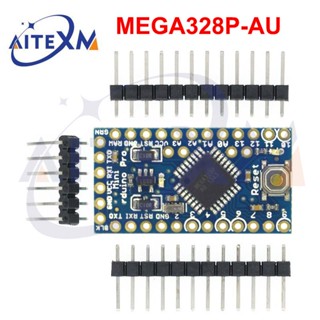 บอร์ดทดลอง Pro Mini ATMEGA328P-AU 3.3V/8M 328 Mini ATMEGA328 ATMEGA328P 3.3V/8MHz สําหรับ Arduino