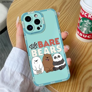 Compatible With Samsung Galaxy Note 8 9 10 20 Lite Plus Ultra เคสซัมซุง สำหรับ Case Three Bears เคสนิ่ม เคส เคสโทรศัพท์ เคสมือถือ Full Cover Thicken Lens Liquid Silicone Cases