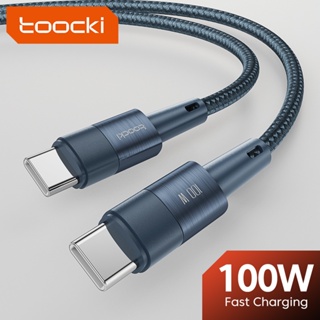 Toocki USB C To Type C Cable PD100W 60W Fast Charge Data C To C Cable For Xiaomi Samsung USB C Charging Wire Cord