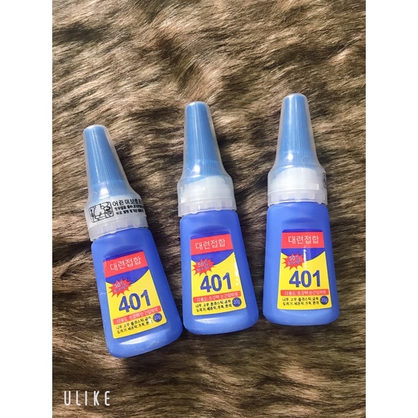 401 กาวสําหรับติดเล็บเคลือบพลอยเทียมที่ทนทานเป็นพิเศษ (แบบ 1) กาวติดเล็บเฉพาะ
