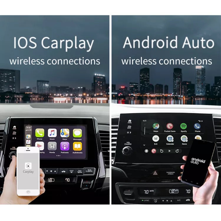 ✨ รุ่นใหม่ล่าสุด Wireless Carplay Adapter รองรับทั้ง IOS Android