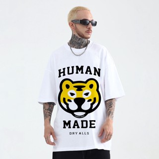 Oversize T Shirt for Men Tiger Inspired Swag Top Trendy Tops Cotton T-shirt Trendy Short Sleeveเสื้อยืด