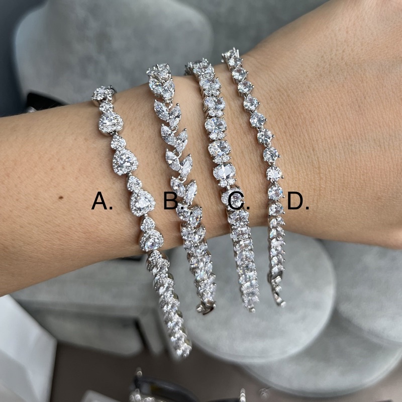 Galaroom Jewelry สร้อยข้อมือเพชรสวิสcz รุ่น Sofia - 21290