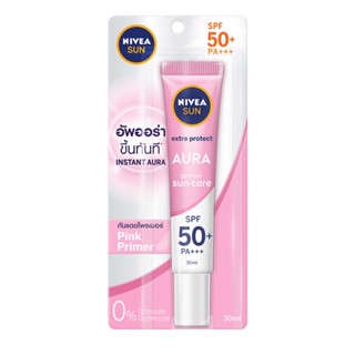 เซรั่มกันแสงแดด สำหรับผิวหน้า นีเวีย NIVEA SUN AURA PRIMER SUN CARE SPF50 PA+++ 30มล.