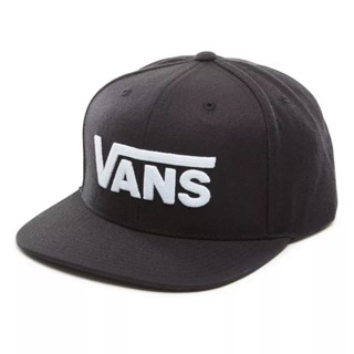 [ของแท้ ส่งฟรี จากไทย] VANS DROP V II SNAPBACK - BLACK-WHITE