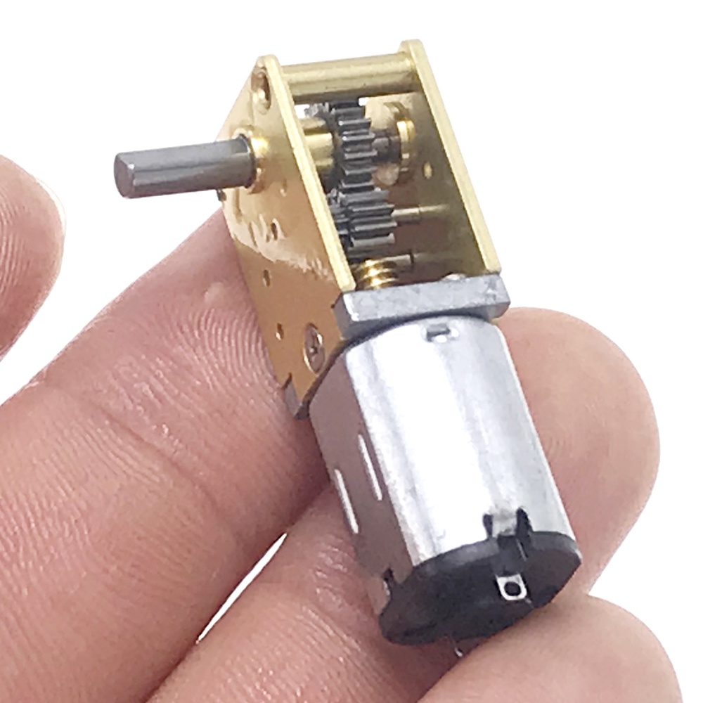 N20 โลหะทั้งหมดมอเตอร์เกียร์ DC 3V-12V 4RPM-380RPM ความเร็วช้าแรงบิดสูงเพลายาว 8 มม.เครื่องยนต์หนอนลดมอเตอร์สําหรับหุ่นยนต์อัจฉริยะ