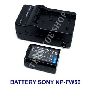 (Set 1+1)NP-FW50 / FW50 Battery and Charger For Sony Alpha A3000,A5000,A6000,A6500,A7,A7II,A7S,A7SII,A7R,A7RII,A35,A55,R