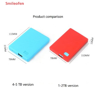 [Smileofen] เคสกระเป๋าซิลิโคน ป้องกัน สําหรับใส่จัดเก็บฮาร์ดดิสก์ไดรฟ์ HDD 4T 5T ใหม่