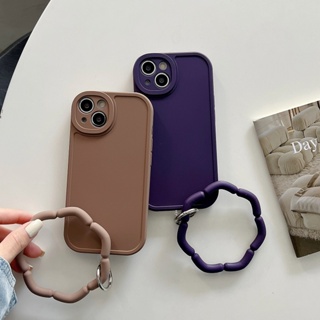 เคสมือถือ พร้อมสายคล้องมือ สีพื้น สําหรับ vivo Y72 5G Y76 Y77 V11i S1 Y52 V15 V20pro Y55 5G Y75 5G T1 5G