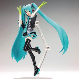 FIGMA โมเดลฟิกเกอร์ PVC รูปอนิเมะ Hatsune Miku ข้อต่อขยับได้ พร็อพสําหรับตกแต่งบ้าน